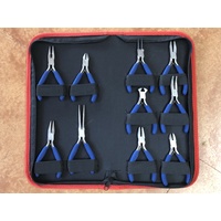 MINI PLIERS SET - 10 piece with carry pouch - BRAND NEW