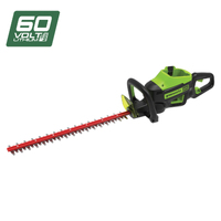 Greenworks 60V Pro Brushless Hedge Trimmer (26″) 6Ah Kit