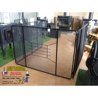 Wood Heater STEEL CHILD SAFETY FIRE SCREEN Mesh B/New