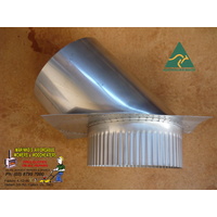 6" WOOD HEATER FLUE S/S 45 Degree Inbuilt Offset Off Set diameter B/New