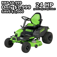 Greenworks 60V Battery Pro 42” Ride-On Lawn Mower