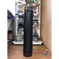 8" 200mm DECRAMESH Perforated Flue Pipe 1mtr length Wood Heater Pizza Oven
