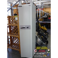GUN SAFE For 5 Guns Ammunition Storage PIN KEY LOCK NEW