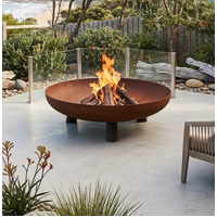 HARK Byron 100cm - Corton Steel Fire Pit