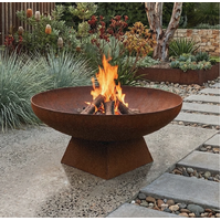 HARK Arlo 100cm - Corton Steel Fire Pit