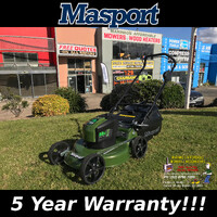 HALF PRICE!!! Masport 18" Mulch Catch 58v Battery Electric Lawn Mower 5 Year Warranty
