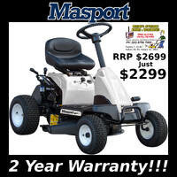 Masport Mini Rider 24" 4 Stroke Ride On Lawn Mower Ex-Display SAVE $400 2 Years Warranty