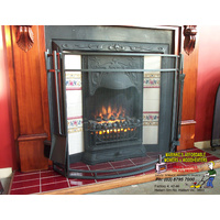 WOOD HEATER FIRE PLACE SCREEN 4 tools BRAND NEW