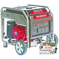 RATO 6250w Inverter Generator Electric Start Power Electricity 240v