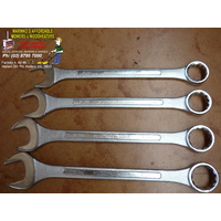 4 piece BIG LARGE JUMBO IMPERIAL RING OPEN SPANNER SET 2 1/8" - 2 1/2" Brand New