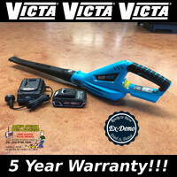 Victa 18V Battery Electric Lithium-Ion Leaf Blower Ex-Demo 5 Year Warranty