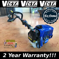 Victa Whipper Snipper Brushcutter Line Trimmer Curved Shaft Ex-Demo 2 Year Warranty!!!