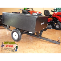 STEEL Ride On LAWN MOWER Tipper TRAILER 227kg BRAND NEW POWDER COATED
