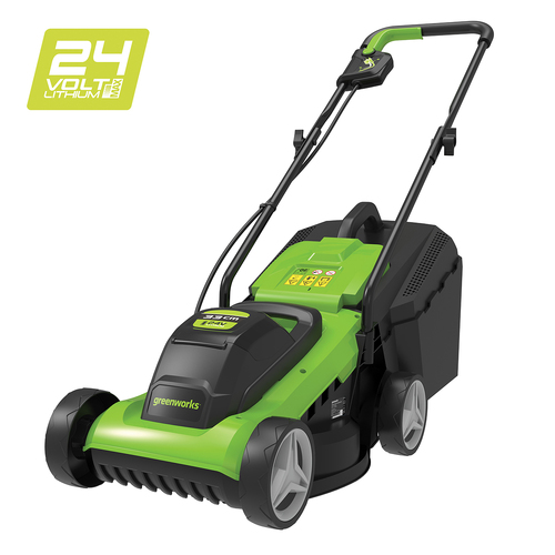 Greenworks 24V Lawnmower 32cm (12.6”) 2Ah Kit
