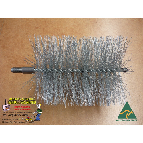 FLUE BRUSH KIT 6" Gal WOOD HEATER Fire Place Brand New