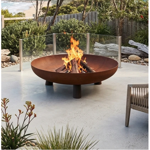 HARK Byron 100cm - Corton Steel Fire Pit