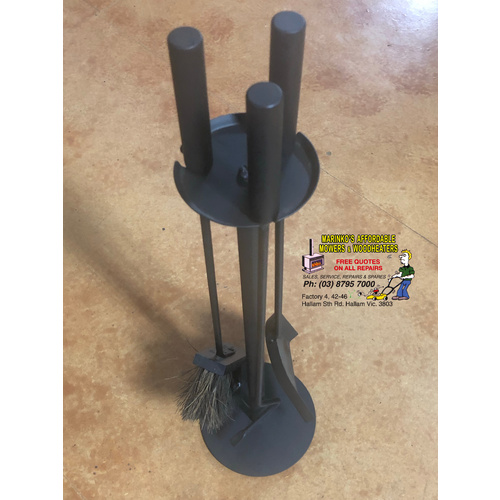 STOKER KIT Wood Heater Fire Tools Poker Set OFFT52B-2 BRAND NEW