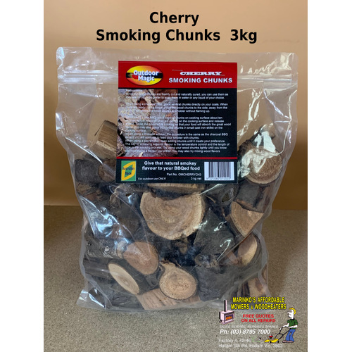 Outdoor Magic Smoking Chunks - CHERRY WOOD 3kg
