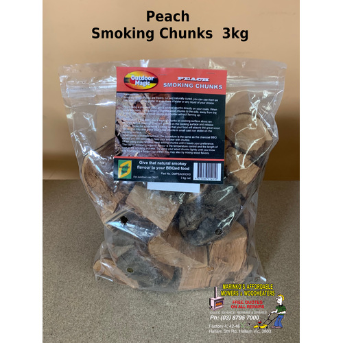 Outdoor Magic Smoking Chunks - PEACH 3kg