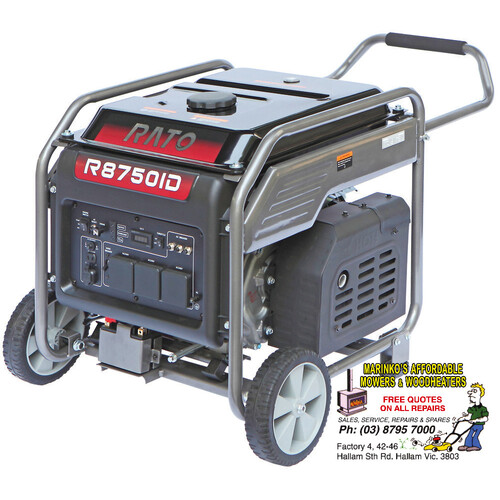 RATO 8750w Inverter Generator Electric Start Power Electricity 240v
